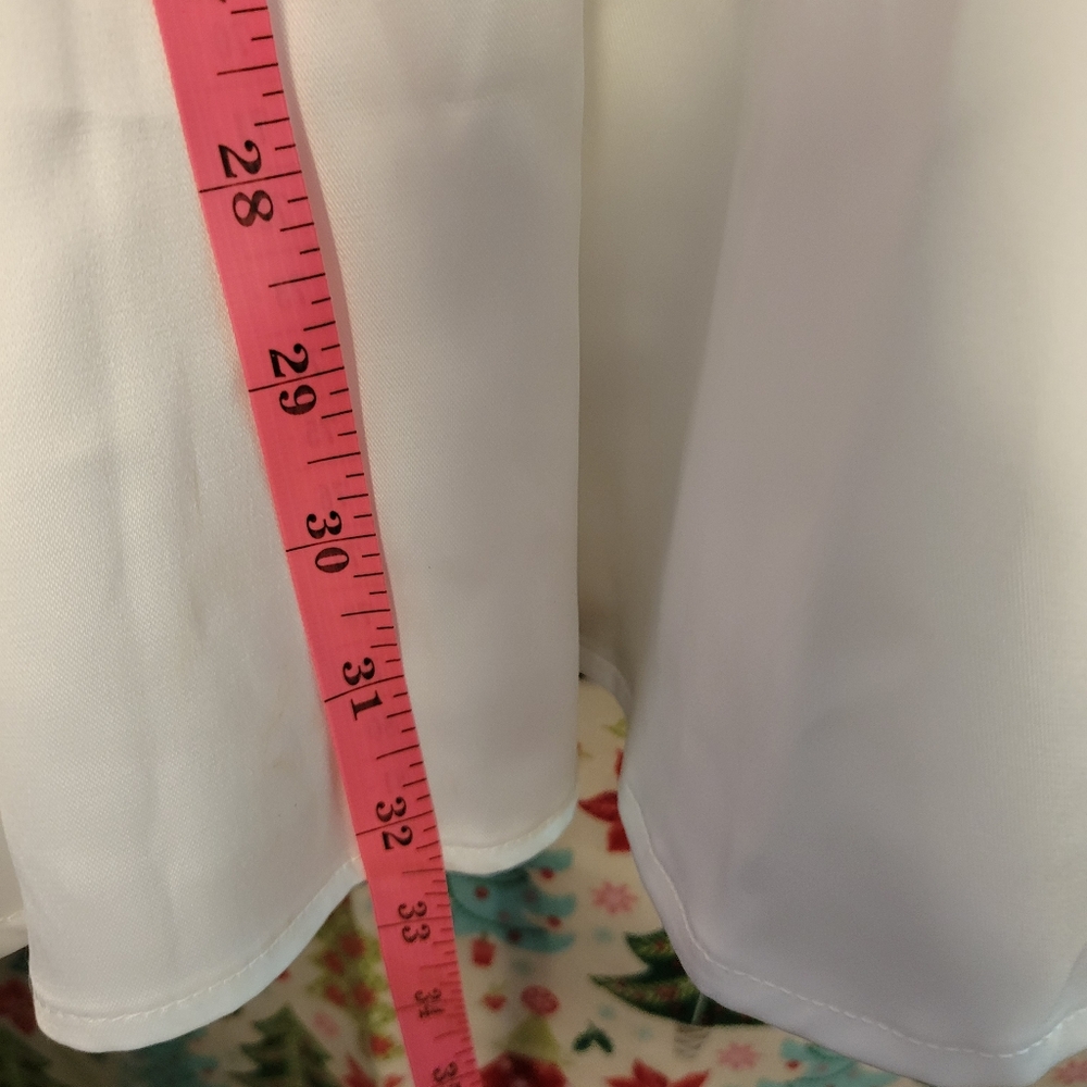 Calvin Kline little white dress. So pretty nice flare skirt